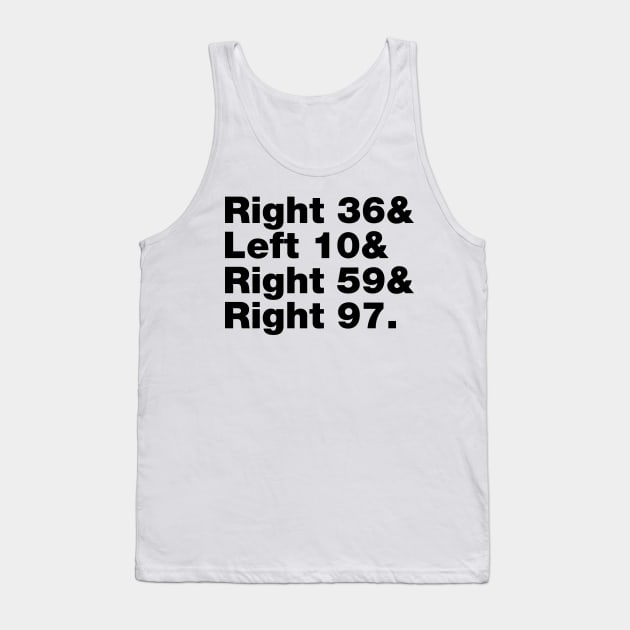 Final Fantasy VII Safe Code (Black Text) Tank Top by inotyler